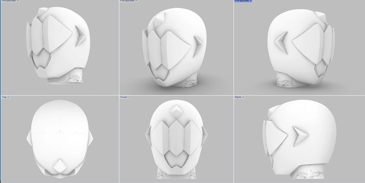 パンプキンジャー4体の面の原型図が出来上がりました！