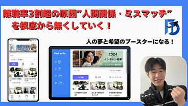 離職率3割超の原因”人間関係・ミスマッチ”を根底から無くしていく！ のトップ画像