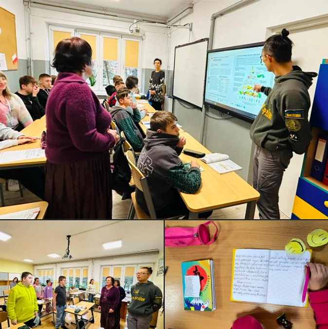 ウクライナの子ども達が通うOtwock第9小学校を訪問