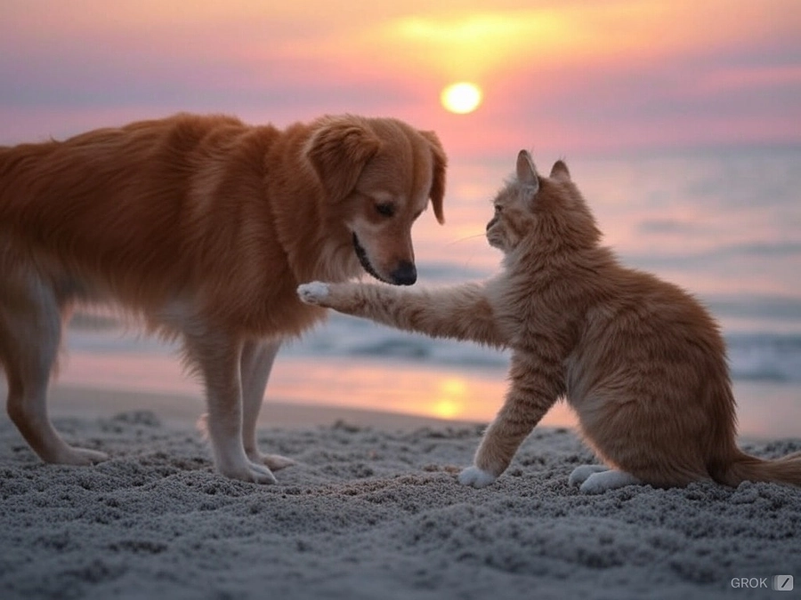 「夜空に響く、命の旋律：犬猫との出会いが紡ぐ、心震える2024年末」