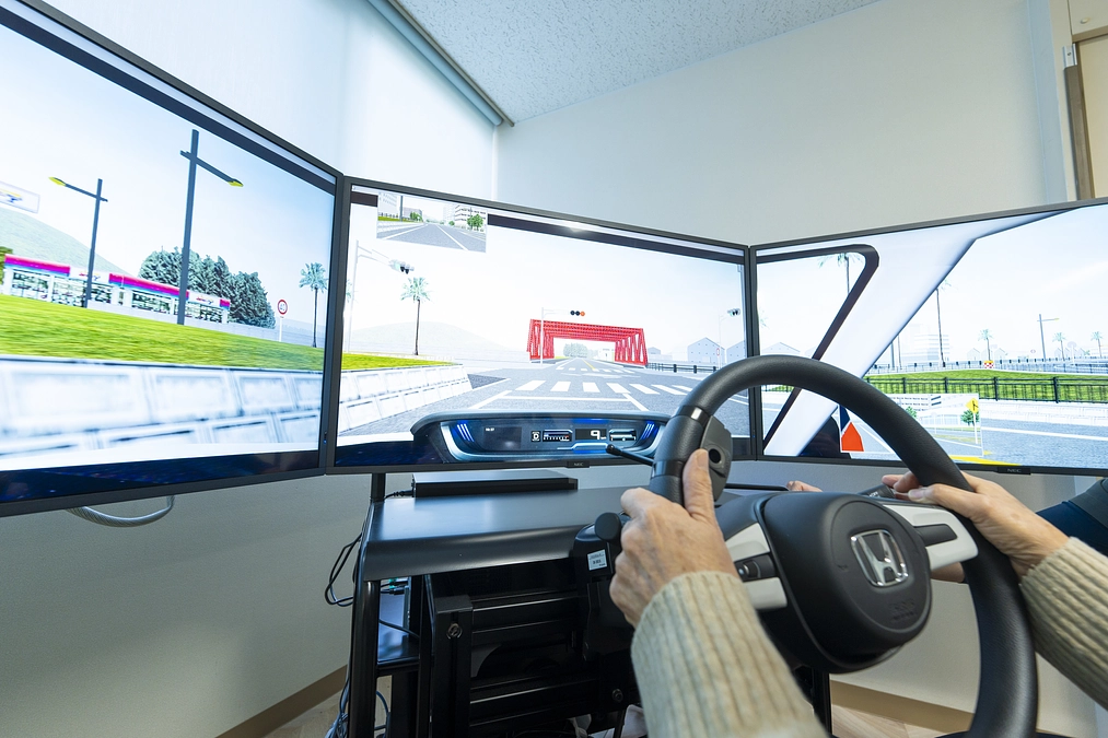 運転シミュレーターで合格者が出ました！