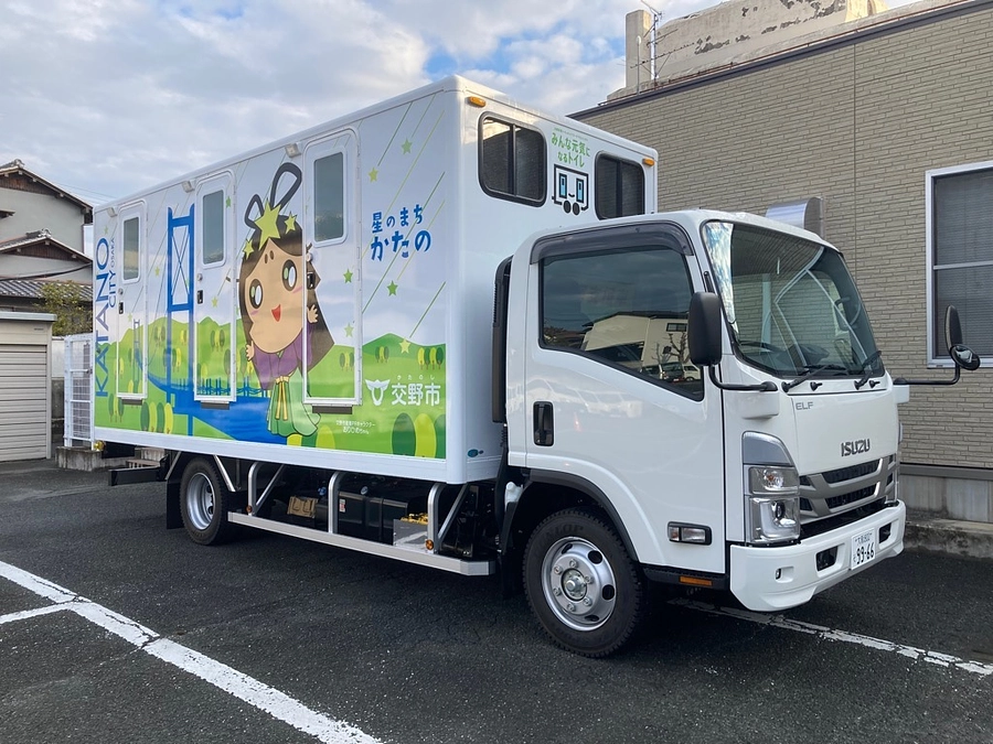 トイレトラックを石川県輪島市へ派遣しました