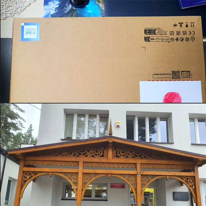 ポーランドにあるウクライナの子ども達が通う小学校に教育支援としてパソコンを提供