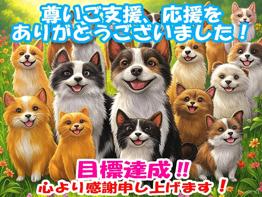 "夢への前進できました！みなさんと共に クラウドファンディング終了"