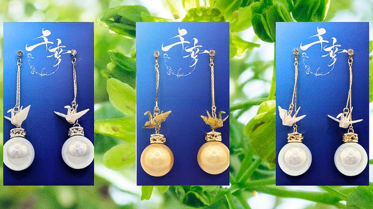 平和の折り鶴アクセサリーを広島から世界へ!