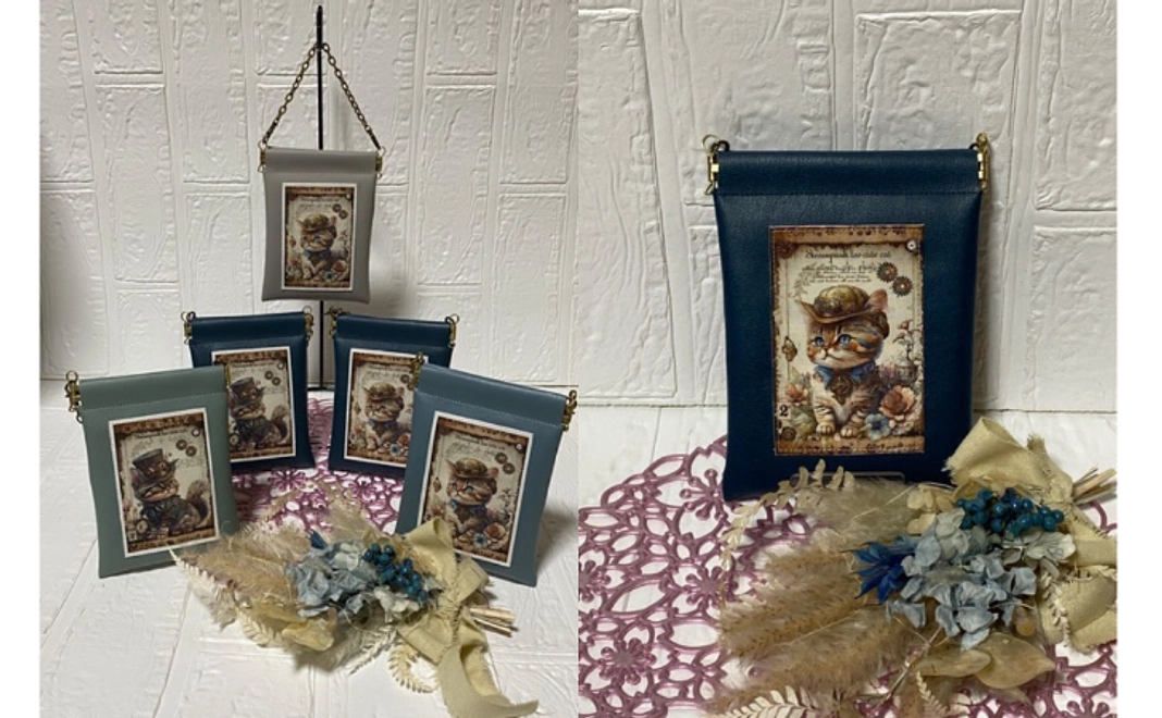 【2/18 NEW】バネ口ポーチ｜ハンドメイド作家にゃん太郎様｜3.5万円