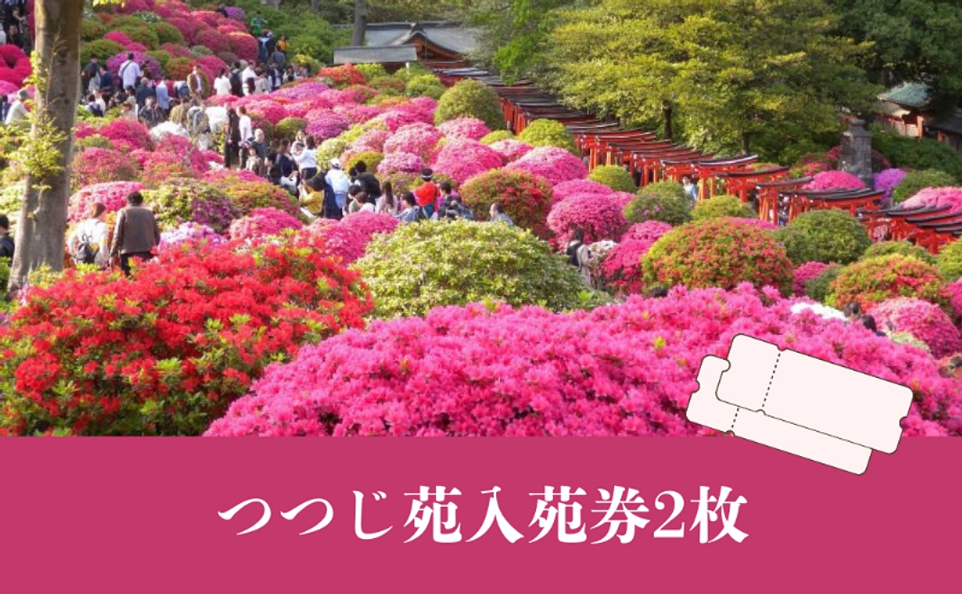 つつじ苑入苑券2枚コース