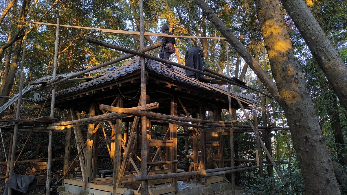 修繕工事の様子です！