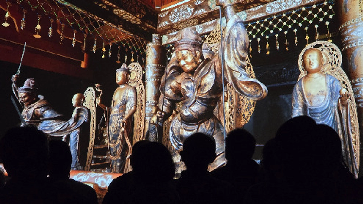 リターン紹介　高精細CG金色堂を用いた僧侶によるお話