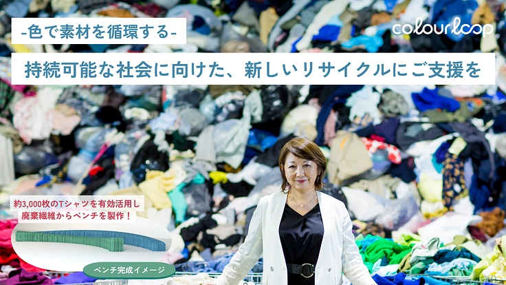 年間200万トンにおよぶ廃棄繊維、私たちが捨てた古着に新たな命を。