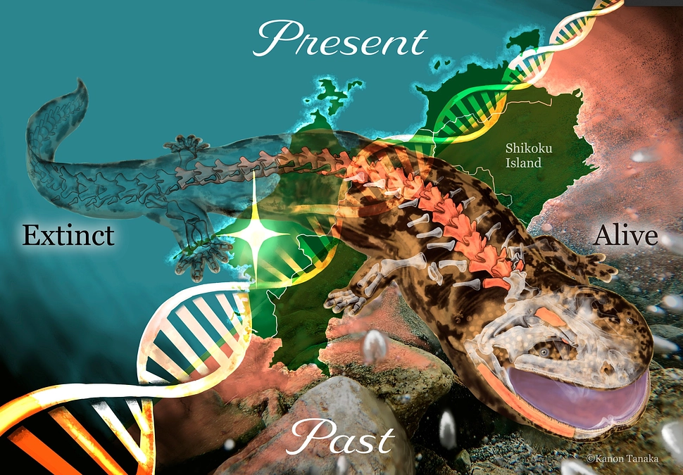 オオサンショウウオ化石の古代DNAに関する論文が出版されました！（6/9）