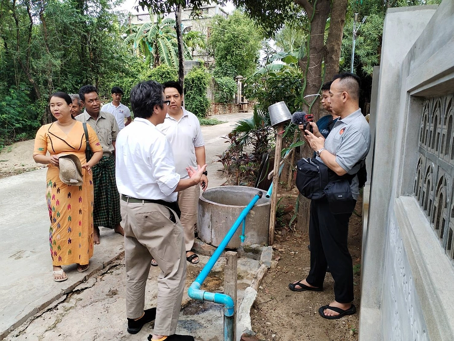 医療人道支援に加えて、給水支援活動が始まりました！