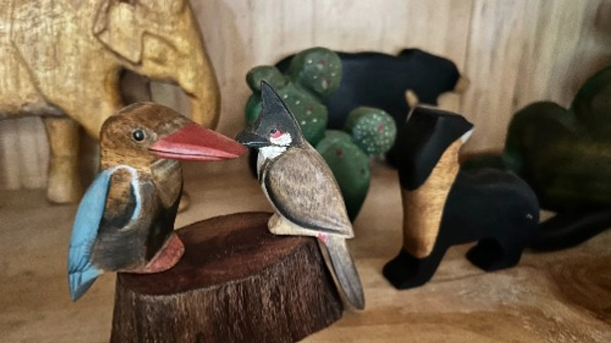 インドの手仕事木彫りミニチュアアートのリターンについて、ご好評につき数量を急遽追加しました