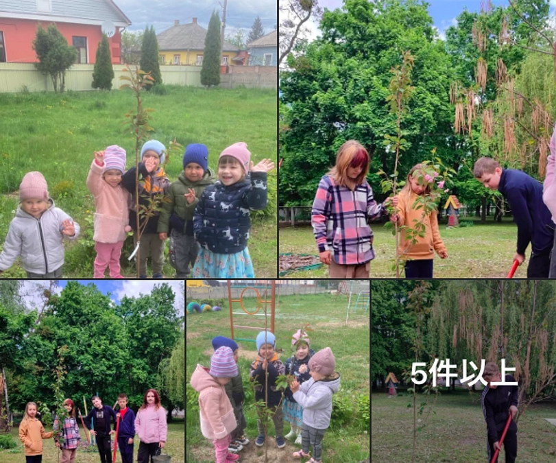 桜の植樹プロジェクト、ジトーミルにて今年第二弾が実現