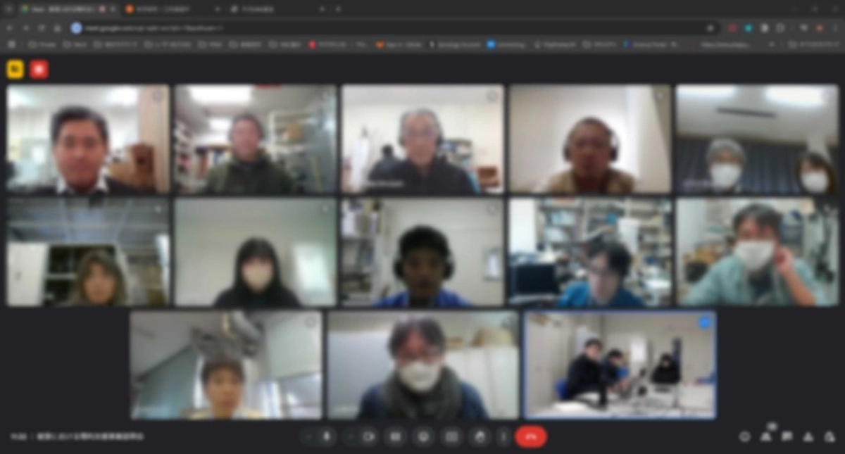 【準備の様子】6大学合同で初めて行った打合せの様子