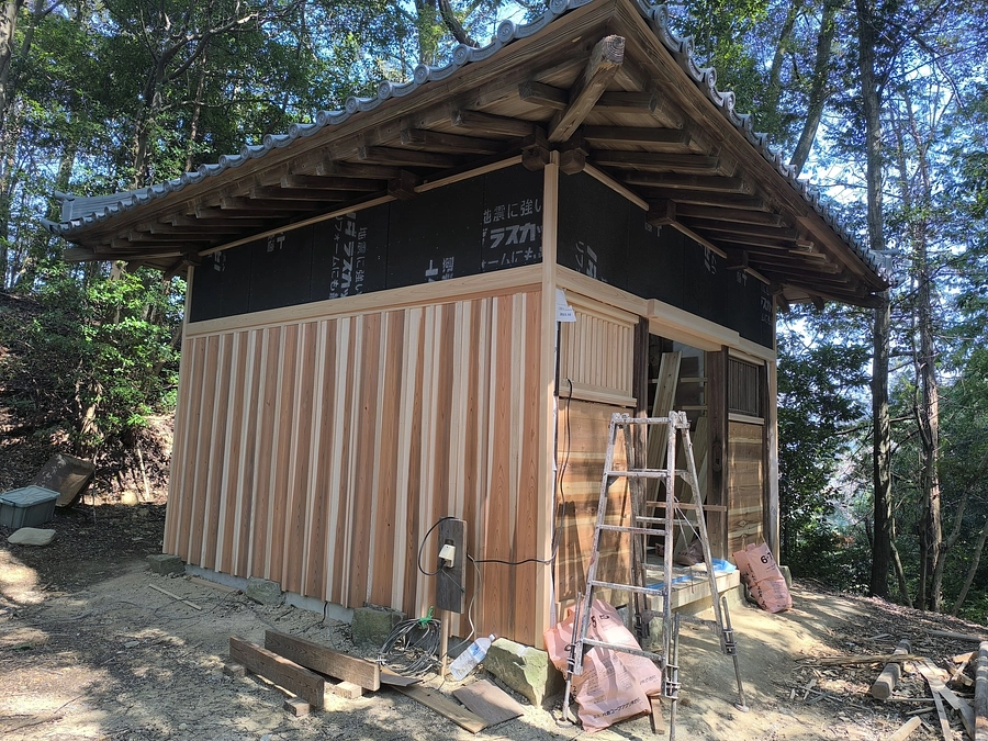 修繕工事の様子です！