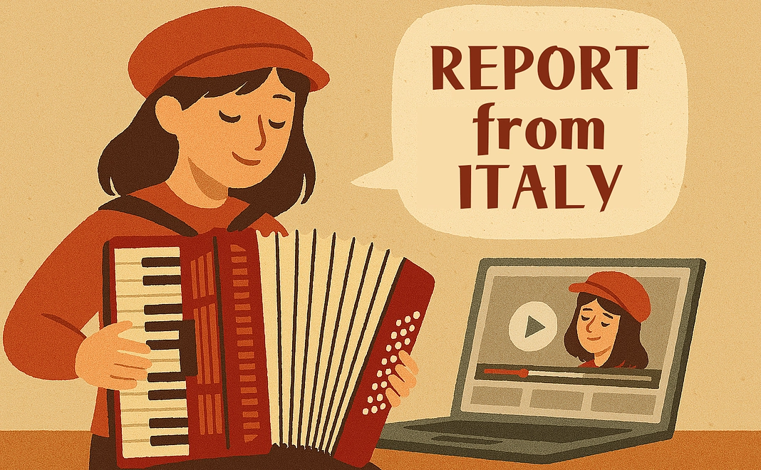 【1万円】御礼メールとイタリアの活動配信をお届け！