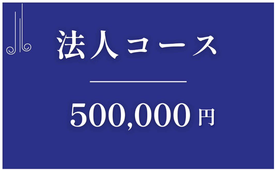 法人コース｜¥500,000