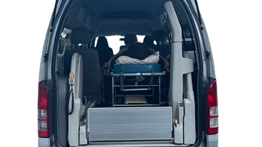 介護タクシーで寝たきりの方のストレッチャー移送費用に補填したい。 のトップ画像