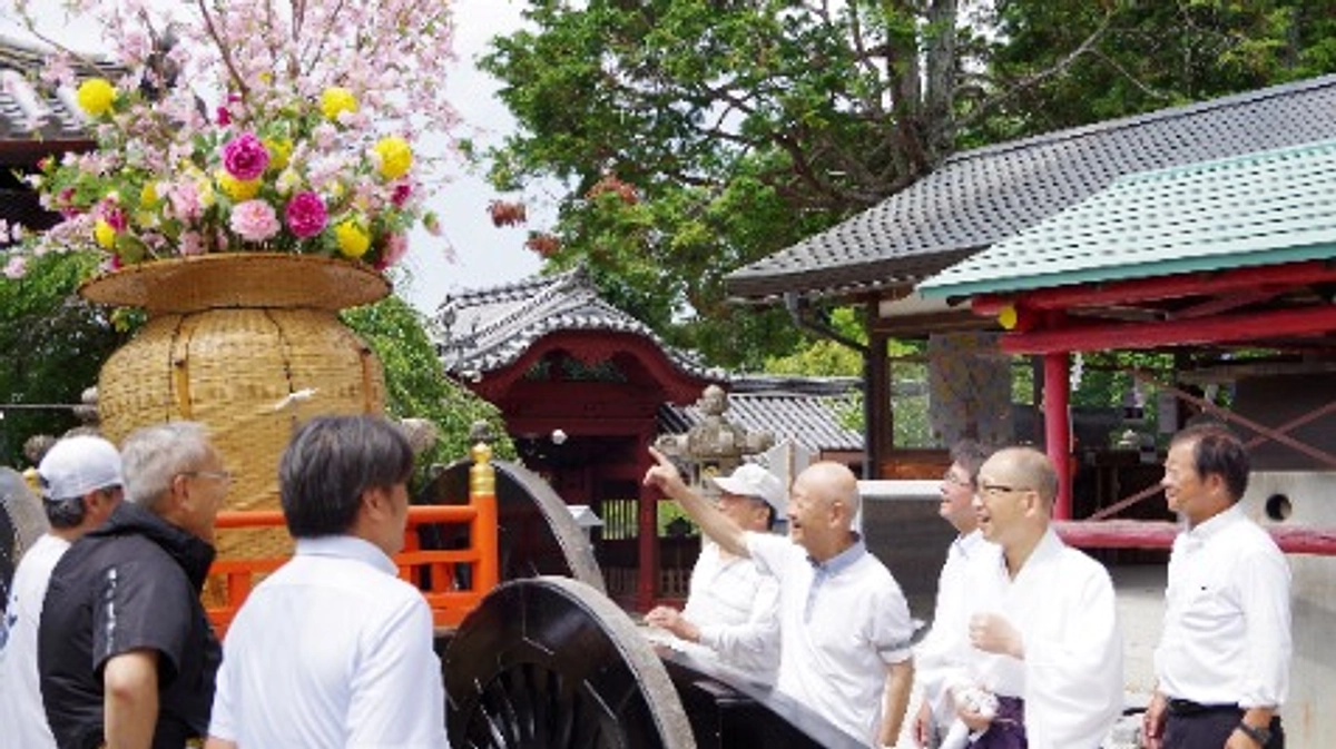 大神輿・花車の点検！