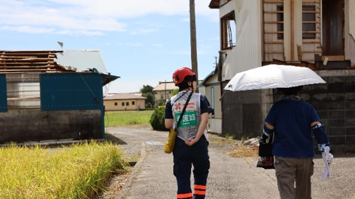 【静岡県 竜巻被害 緊急支援】被災者の不安や気がかりをひとつでも解消するために
