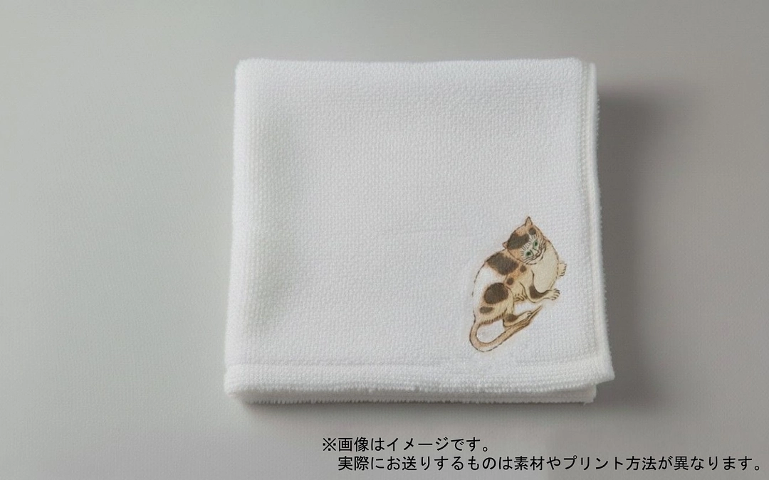 リターン「ねはんねこ」のハンカチ画像追加しました。