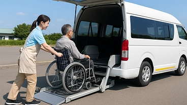5年連続幸福度1位の鳩山町から。安心して外出できる介護タクシーを のトップ画像