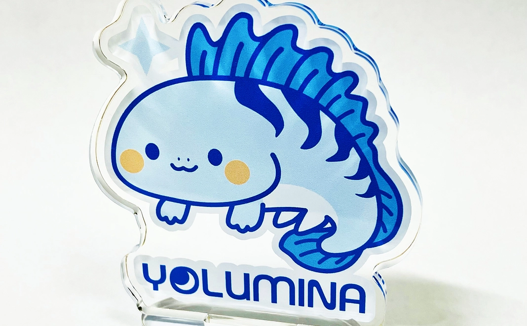 YOLUMINAの3ヶ月間無料権＋アクリルスタンド