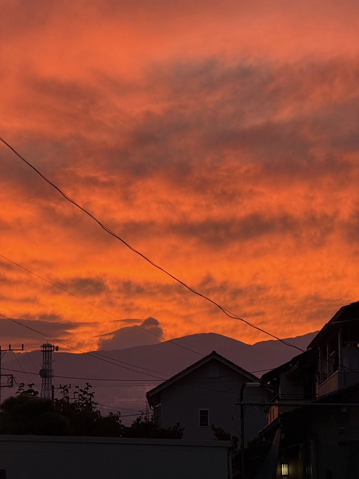 リモート相談員からのメッセージ　第9弾　夕焼けの甲府から