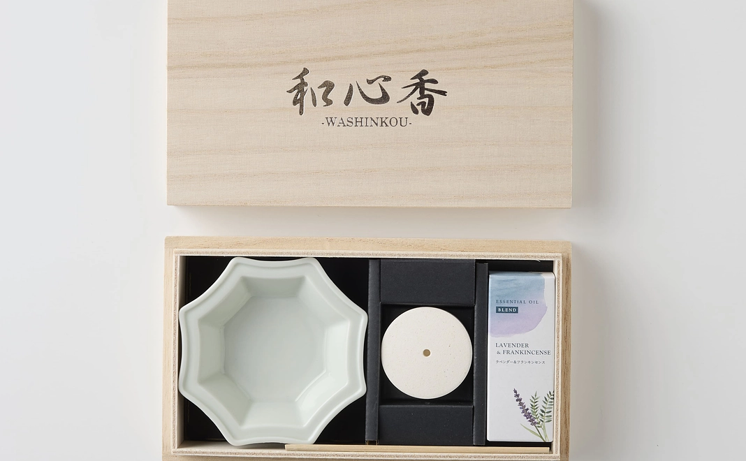 「和心香-washinko-」木箱タイプ（アロマあり）（品番：K-04EO）