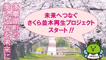 多摩湖町さくら並木再生プロジェクト のトップ画像