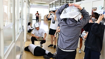 南海トラフ地震に備え、生徒・近隣住民の簡易トイレの整備 のトップ画像