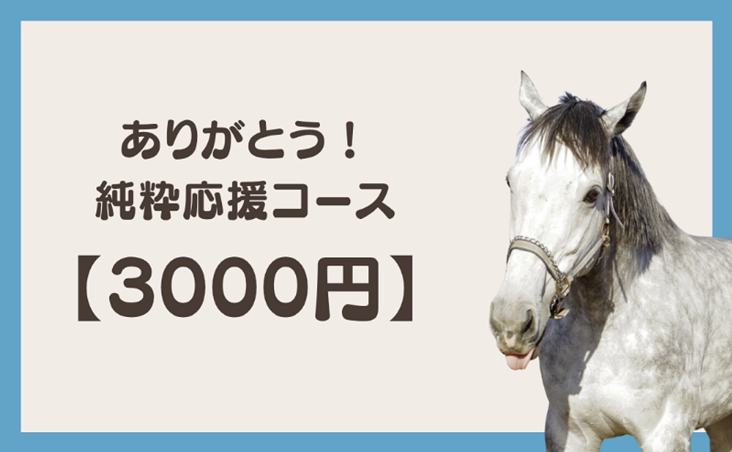 ありがとう！純粋応援コース (3,000円)