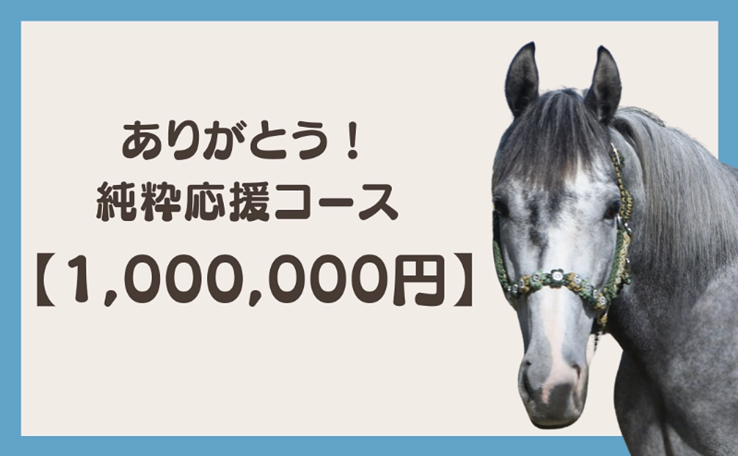 ありがとう！純粋応援コース (1,000,000円)