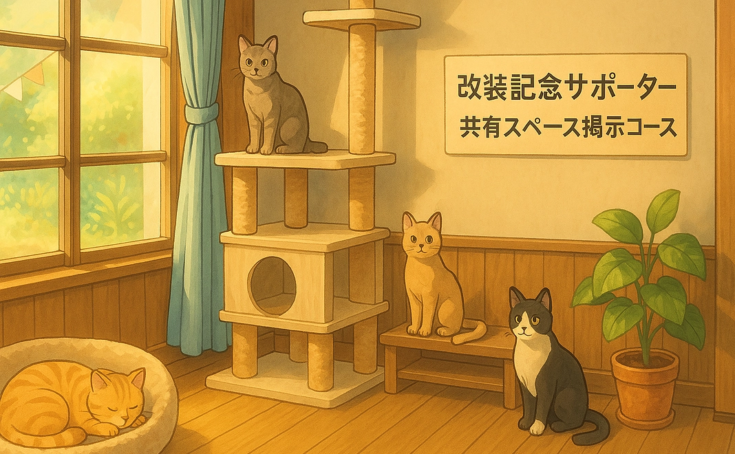 【改装記念サポーター】共有スペース掲示コース