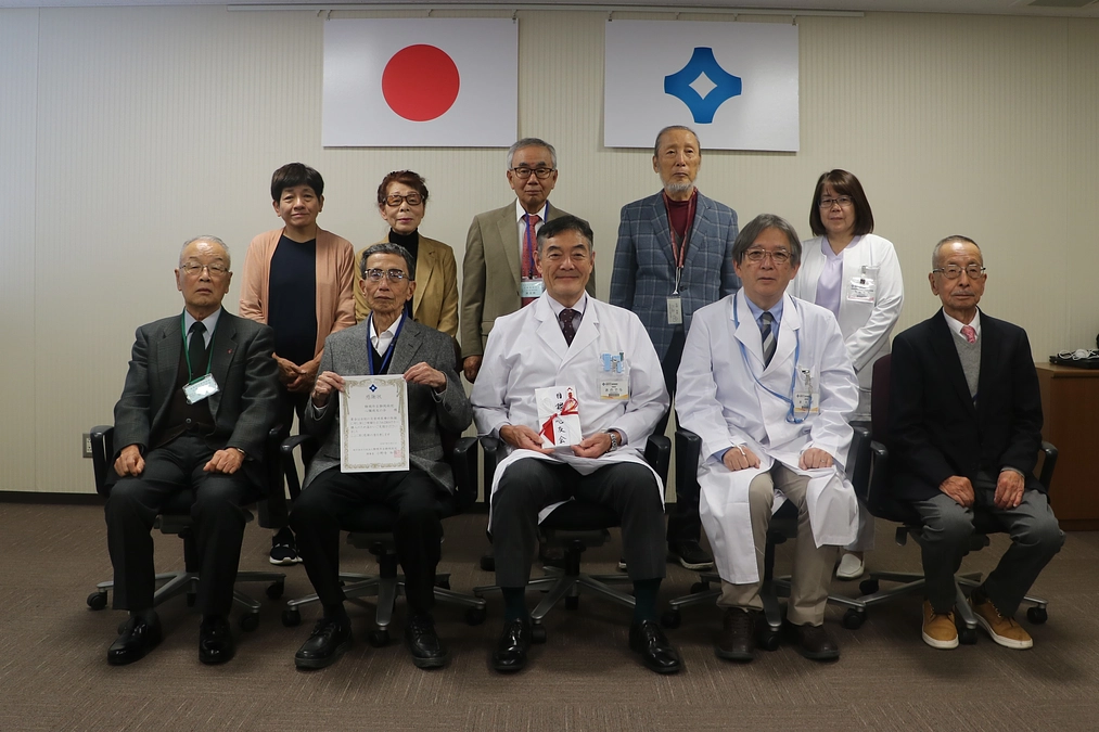 心臓病友の会の皆さまからご支援を頂戴しました。