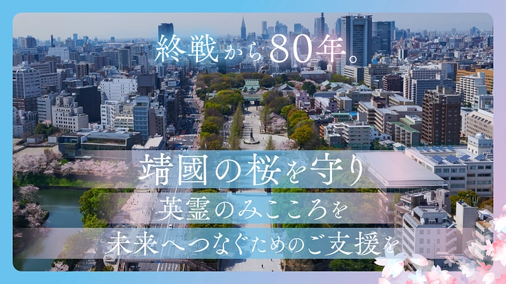 靖國の桜を未来へつなぐ。平和への願いと記憶を次世代に｜二期支援募集 3枚目
