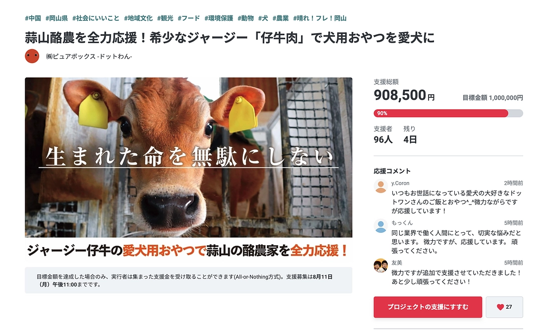 活動報告㉚｜達成までわずか！最後の応援をお願いします！【残り4日】