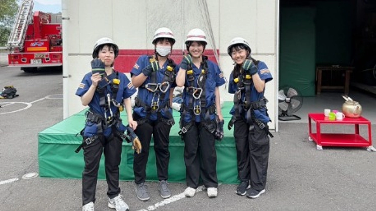 東温消防様で救命訓練を体験させていただきました！