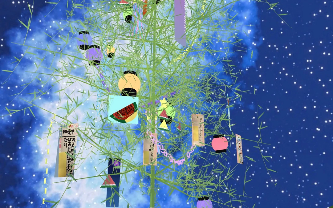 七夕メタバースイベントについて取材していただきました