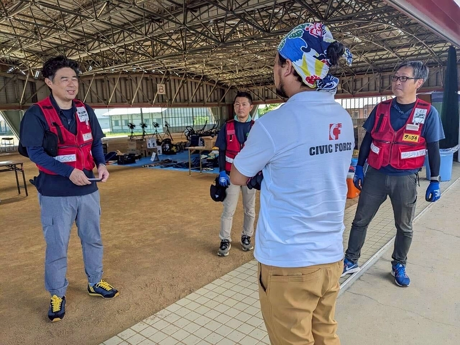 熊本県八代市・氷川町でニーズ調査、資機材等の支援を行いました