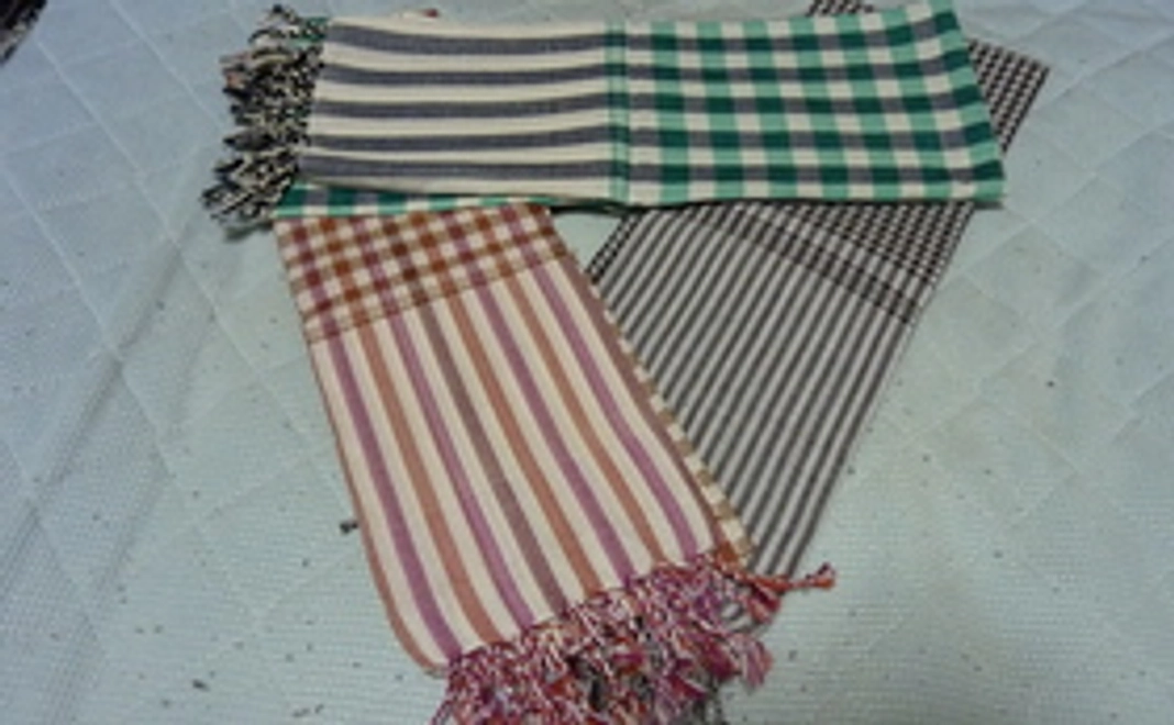 【民族衣装に触れるクロマープラン】