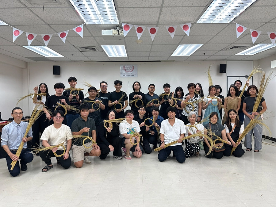 タイ早稲田日本語学校さまでのしめ縄プロジェクト終了！