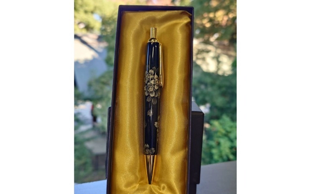 輪島塗沈金ボールペン