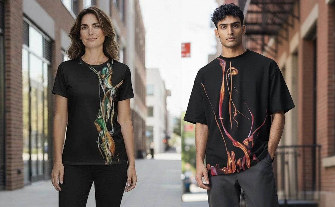 「Sound of Ikebana」T-shirt Black L