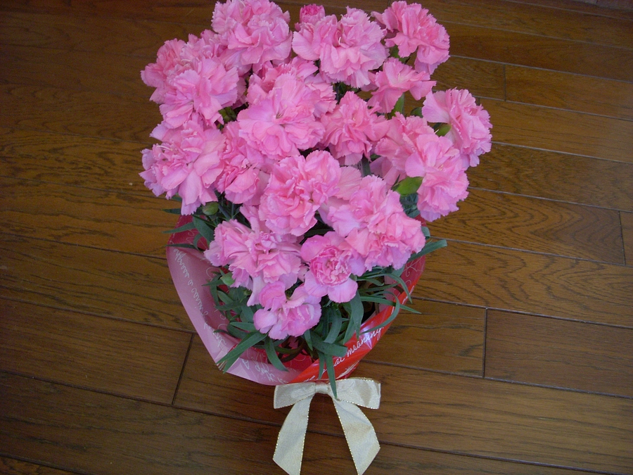 Ｏ様より　綺麗なお花が届きました！　有難うございます