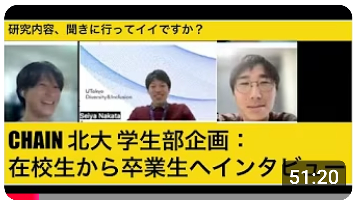 CHAIN学生有志による「クラファン応援・卒業生インタビュー企画」がスタートしました