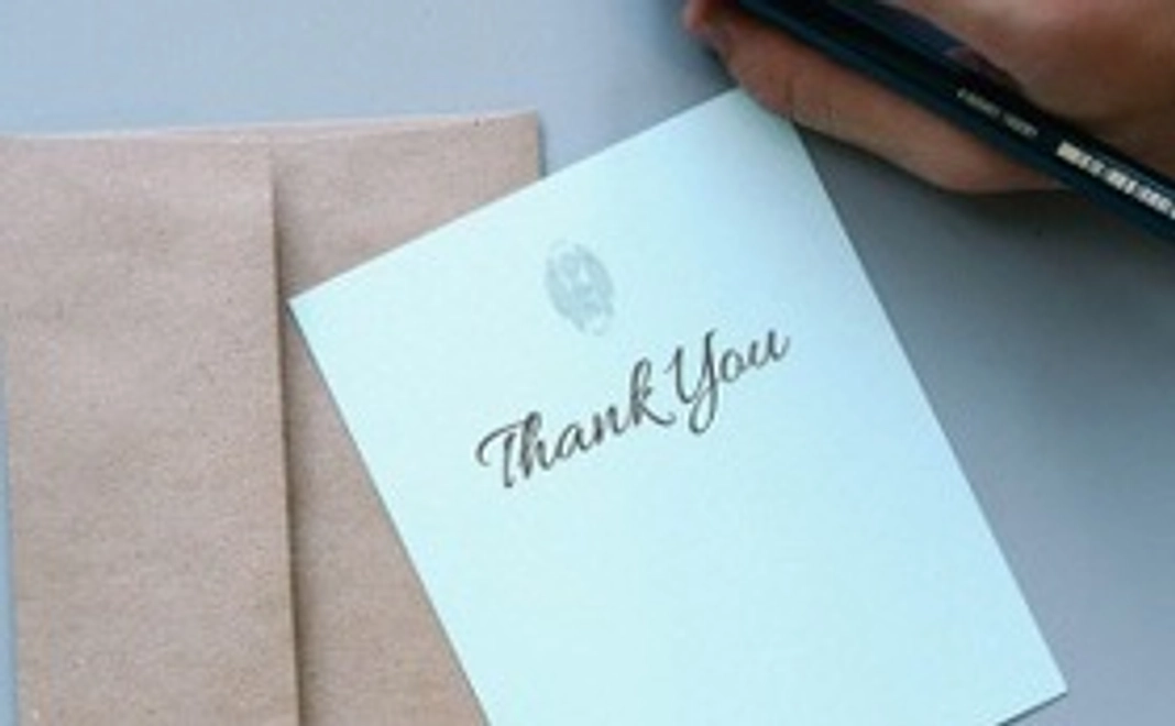 お礼の気持ちを手紙でお届け！