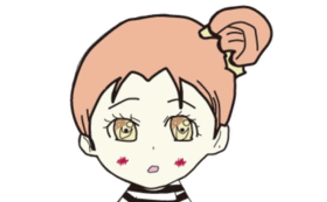 マンガのかきかたで作成したイラストをプレゼント