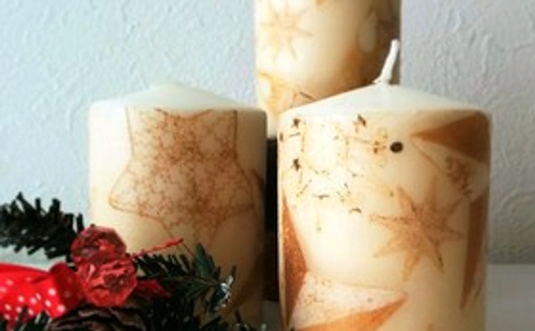 オリジナルキャンドルをお送りします